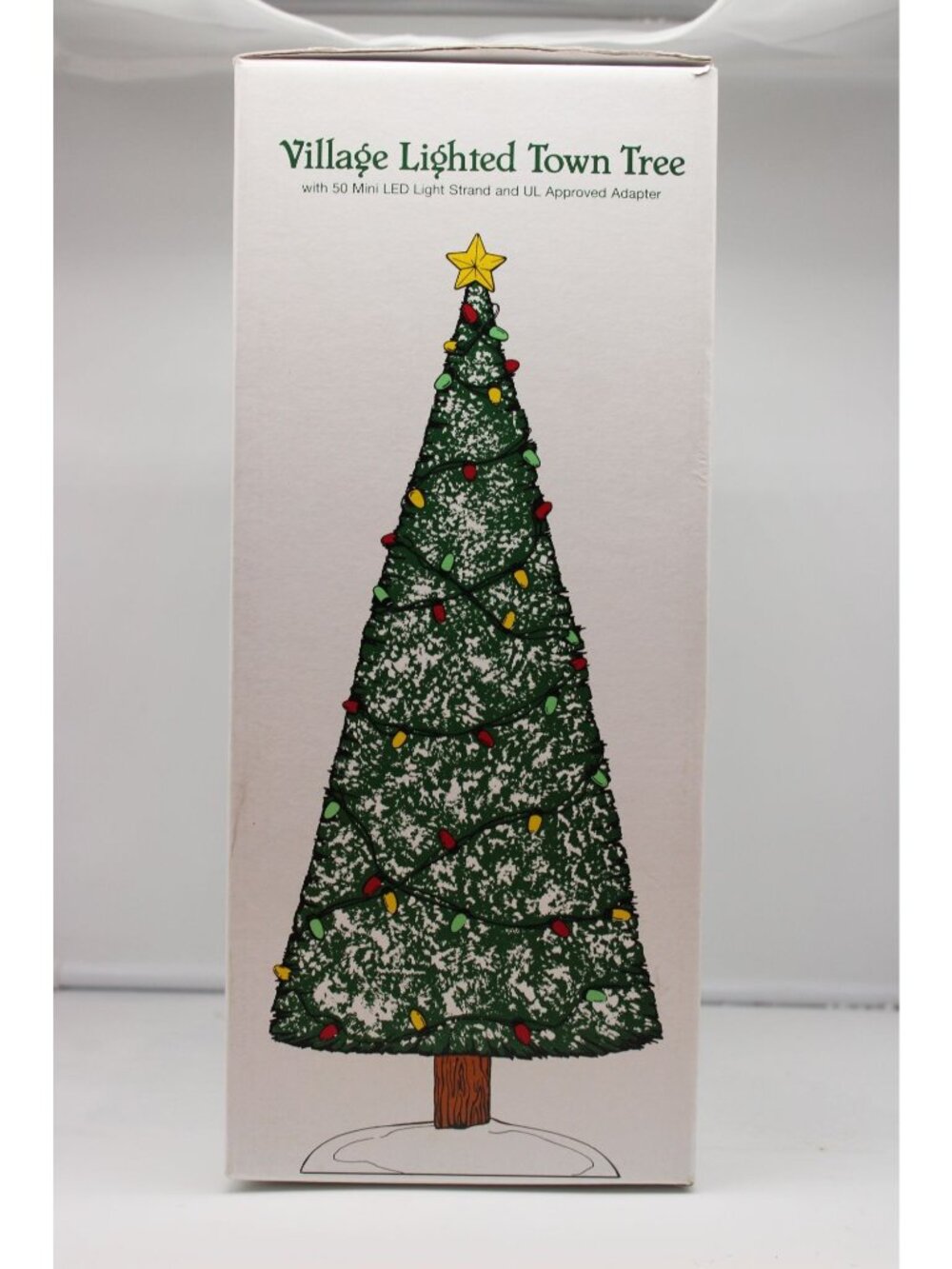 Dept 56 Village Accessories - Village Lighted Town Tree 13"